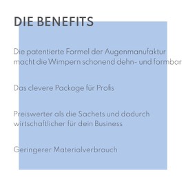 Augenmanufaktur Eyelash Lifting Lotion #2 with 5 ml for Fixing Eyelashes