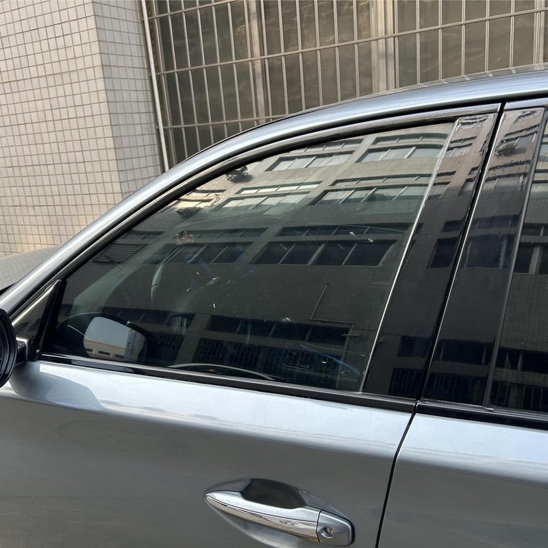 Window Trim Chrome Delete Blackout Overlay Pre-Cut Genuine Vinyl KK