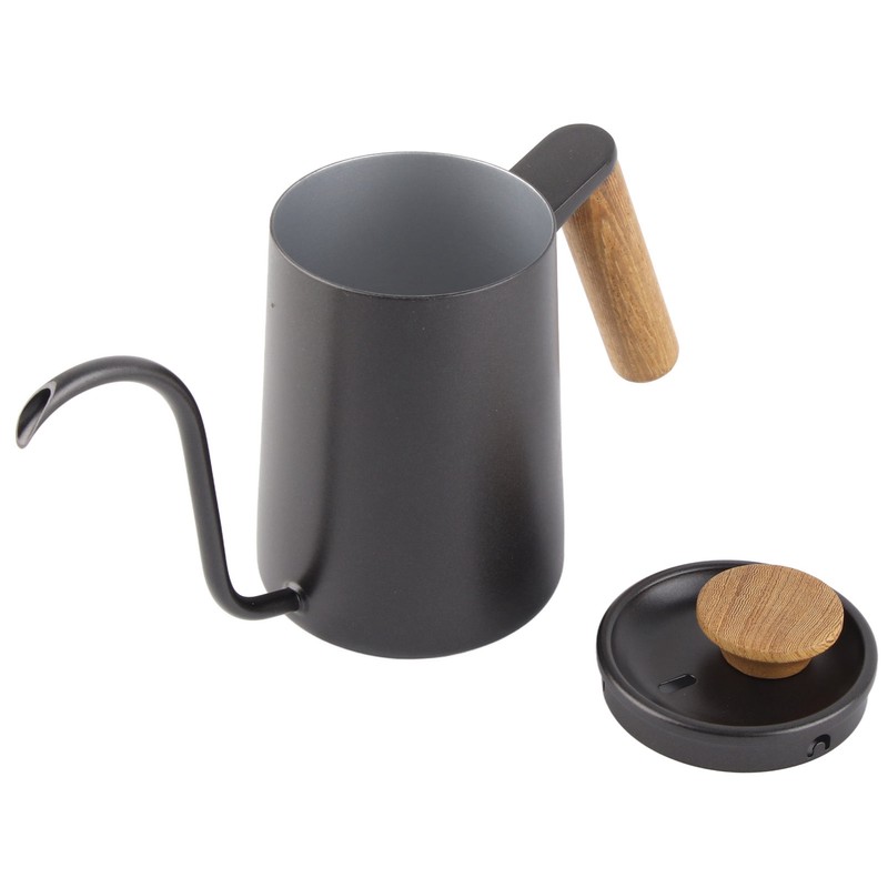 600ml Fashion Stainless Steel Handle Drip Coffee Pot Long Gooseneck