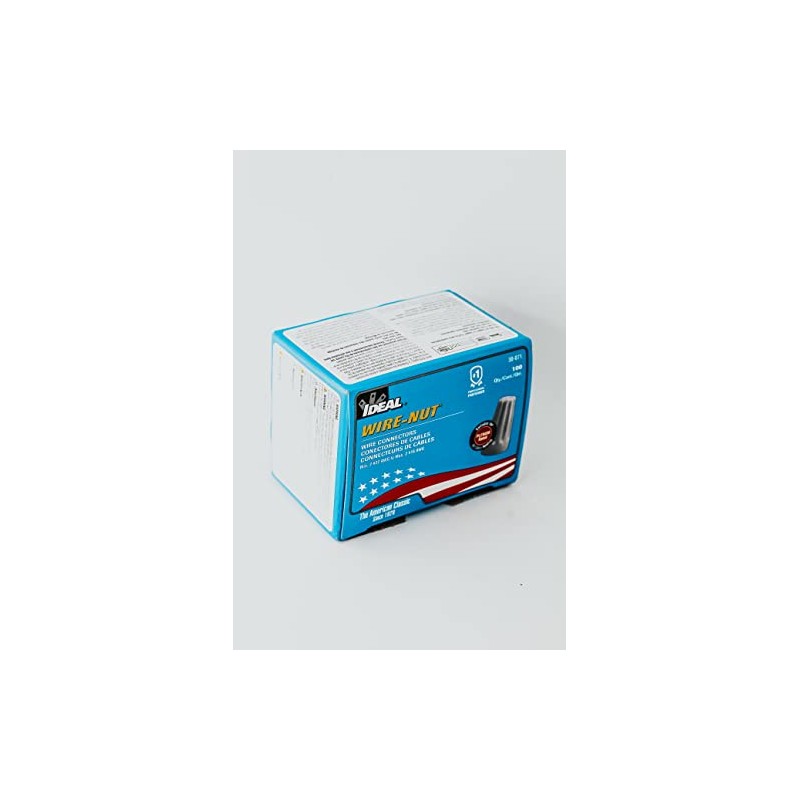71B Wire-Nut Wire Connector, Grey (Box of 100) {30-071}
