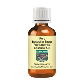 Devprayag Pure Boswellia Sacra (Frankincense) Essential Oil (Boswellia Sacra) Natural Therapeutic Grade Steam Distilled 15ml (0.50 oz)