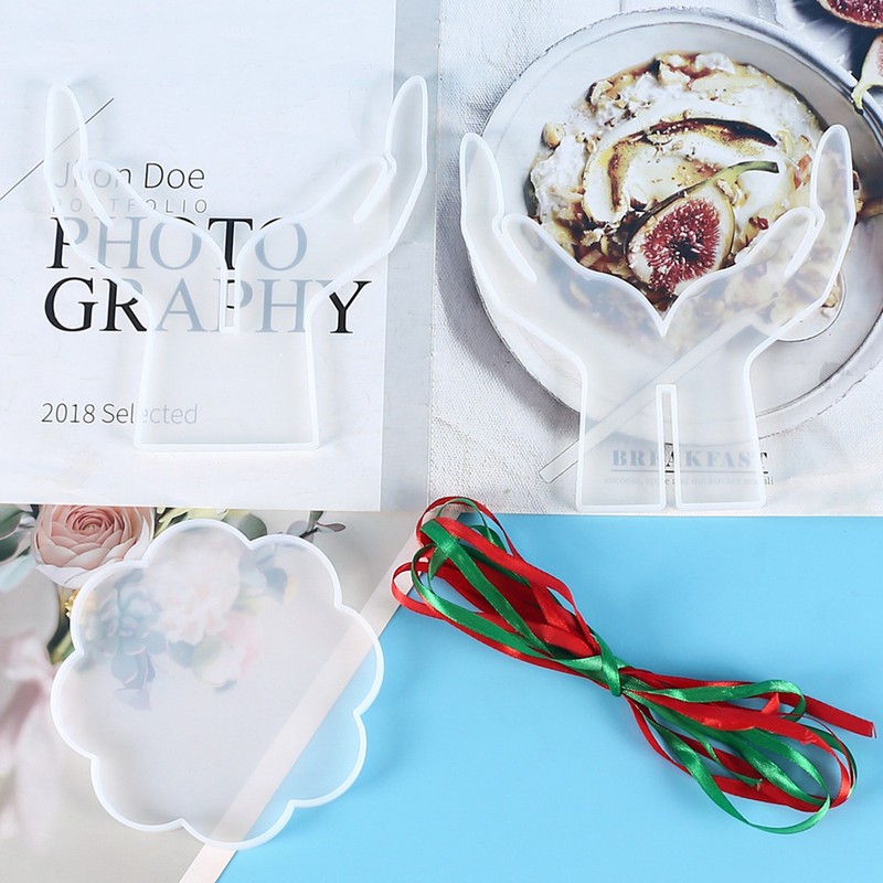 3Pcs DIY Flower Pot Shelf Mold Easy Demoulding Soft Good