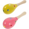 Maracas for Kids Baby Wooden Rattle Musical Toys Wooden Maracas
