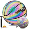 KPASON Balón de baloncesto, holográfico brillante, talla 5
