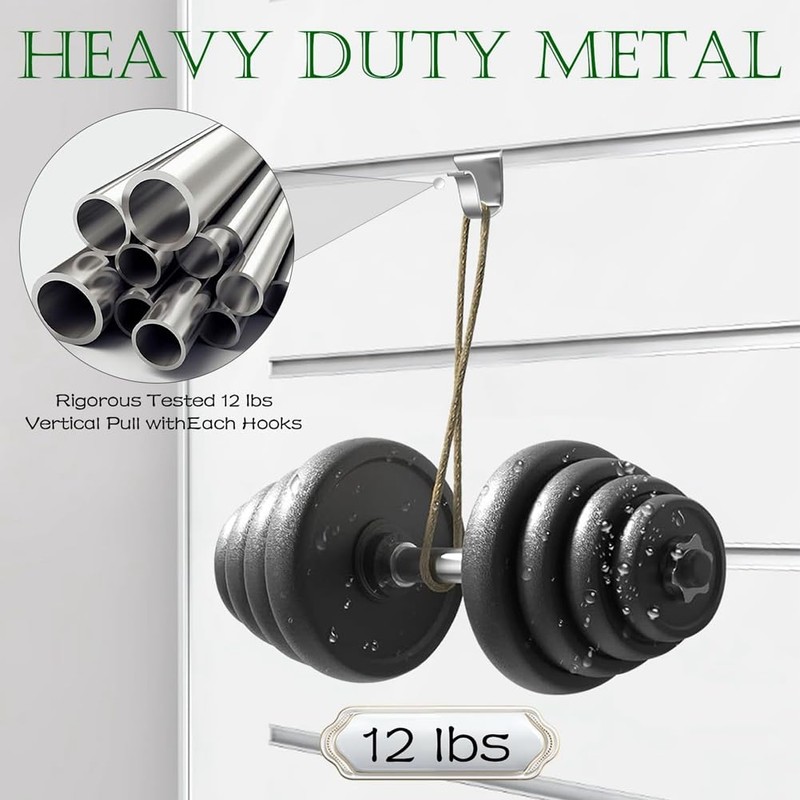Byttlerom Vinyl-Siding Hooks for Hanging Outdoor, Upgrade Heavy Duty Hooks