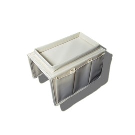 DASKING Sofa Aufbewahrungstasche, Armlehnen Organizer, Betttaschen, Bett/Sofa Tasche, Sofa Organizer, TV Fernbedienung Aufbewahrungstasche (Beige)