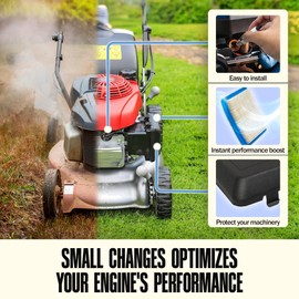 Compatible with Honda Lawn Mower Air Filter GCV160 GVC 190 Air Filter 17211-ZL8-023 17231-Z0L-050 Fit For Honda Mower GCV160 170 Cover For Fuel Pressure Parts Filters Push (Pack 3)