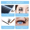 Lash Clusters D Curl 280 Pcs Individual Lashes 10D/20D/30D/40D Cluster