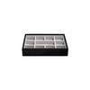 Stackers Black Jewellery Box Mini Small Parts Compartment