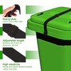 lasuroa Wheelie Bin Lock for Animals, Windproof Metal Double Claw