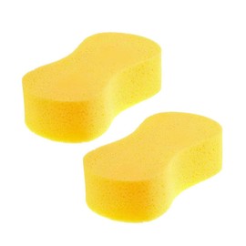 Jumbo Car Wash Sponge Pack of 2 - Super Absorbent Anti Scratch Cleaning Sponges Multi-use Car Cleaning Sponge Ideal for Wheels, Windscreen, Bodywork
