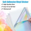 Wonninek 30 Sheets A4 Holographic Paper Sticker, Printable Waterproof Sticker