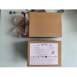 MIGUIWOR 3 Cotton Pad Dispenser, Cotton Bud Container, Cotton Pads Storage, Makeup Organiser Set, Ear Sticks Container, Cotton Pads Cosmetic Storage for Bathroom, Bedroom (D)