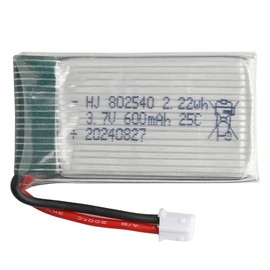 SWARK 3.7V 600mAh 802540 Lithium Polymer for Syma X5C X5SW Hengqi 905 Cheerson CX-30 Quadcopter RC Drone Spare PartsConnector