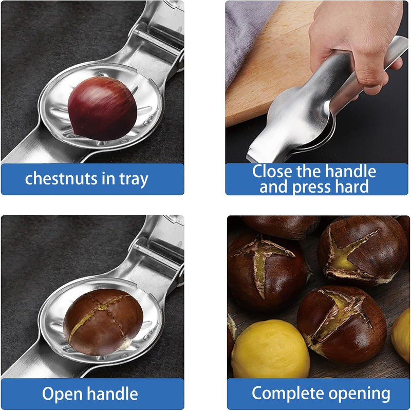 SFSSHUI Chestnut Clip, Chestnut Cutter, Chestnut Tongs Nutcracker, Chestnut Opener