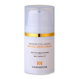 ZIOSTAND Marine Collagen Revital Meso Cream 50ml ㅣ Lightweight Firming Face Cream with Peptide Complex ㅣ Hydrating Daily Moisturizer for Elastic Radiant Skin