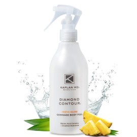 KAPLAN MD Diamond Contour Insta-Glow Gommage Body Peel – Body Exfoliator & Skin Peel with Glycolic Acid, Pineapple Ceramides & Crushed Diamonds - Exfoliating for Smooth, Radiant Skin, 10.14 fl oz