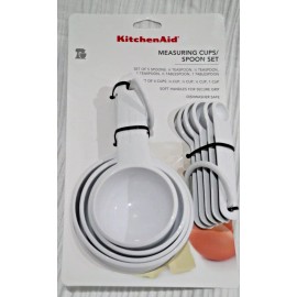 KitchenAid 9-pc. Measuring Cups & Spoons Set WHITE