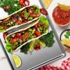 Commercial Quality Baking Sheet Pan Set, Natural Stainless Steel Cookie