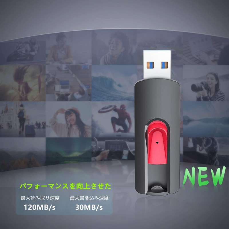 RAOYI 128GB USB 3.0 Ultra Fast Data Transfer Flash Drive