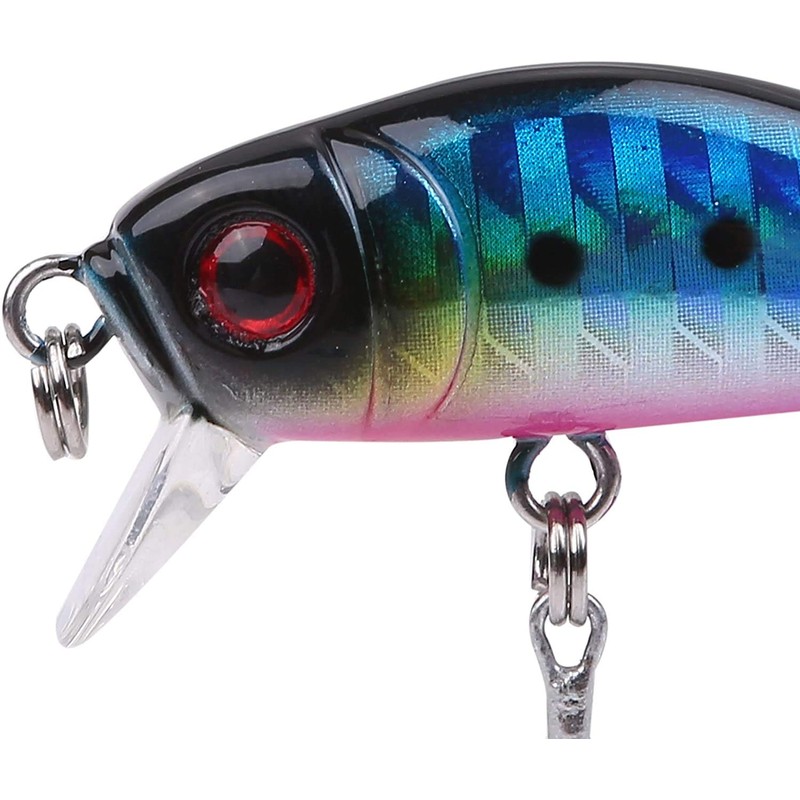 Micro Minnow Lures Sinking 2.5g 35mm Set of 5 Small