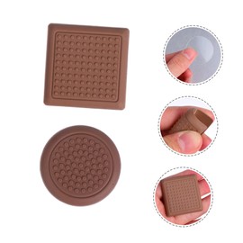 TEHAUX 16pcs Table Leg Covers Skid Chair Feet Protectors for All Chair Types Soft and Odorless Furniture Leg Pads Floor Protection for Laminate and Surfaces