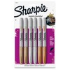 Sharpie Metallic Permanent Markers, Assorted, 6/Pack