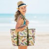 KUAK Mesh Beach Bag, Large Lightweight Mesh Tote Bags with