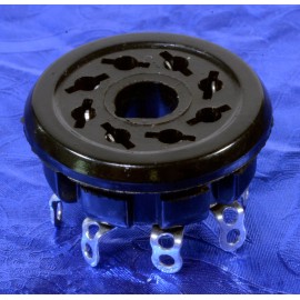 Angela Instruments 8 Pin Phenolic Knife Contact Top Chassis Mount Tube Socket 6L6GC, EL34 5U4 #8572