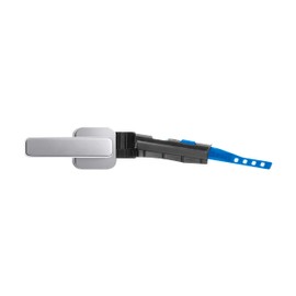 Fluidmaster 697 Universal Premium Toilet Tank Lever In Chrome, Contemporary Metal Toilet Handle With Adjustable Arm