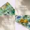 GHTIYLP Floral Cotton Pocket Squares for Men with Pocket Square