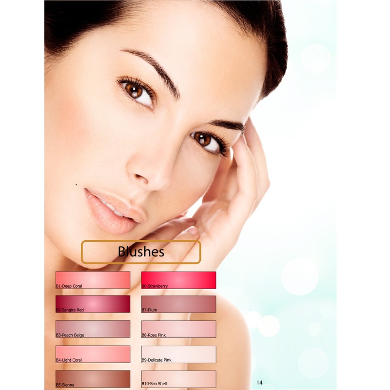 Glam Air Airbrush B6 Peach Beige Blush Water-based Makeup