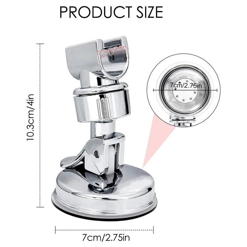 Adjustable Shower Head Holders, Universal 360° Rotation Shower Head Bracket