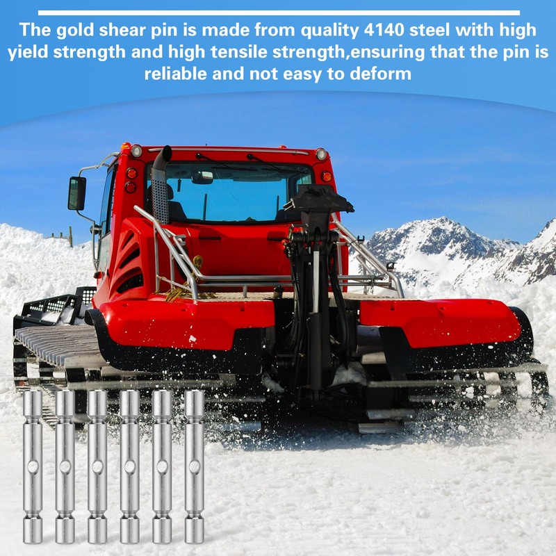 Tandefio 6 Pcs Pro Shear Pins Compatible with ATV Snow