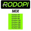 RODOPI RedDevil Velcro Sandpaper 115 mm Grit 40-320 Sanding Discs
