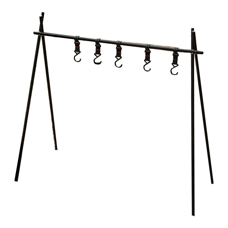 Camping Racks Aluminum Alloy Folding Triangular Shelf Collapsible Hanging Organizer