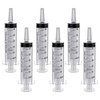 6 Pack 60ml/cc Plastic Syringe Large Syringes Catheter Tip Sterile