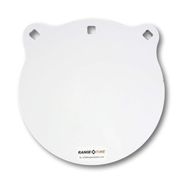 RANGETIME Targets- Quality Three 10x3/8 Inch AR500 Steel Targets- Laser Cut Powder Coated Made in USA