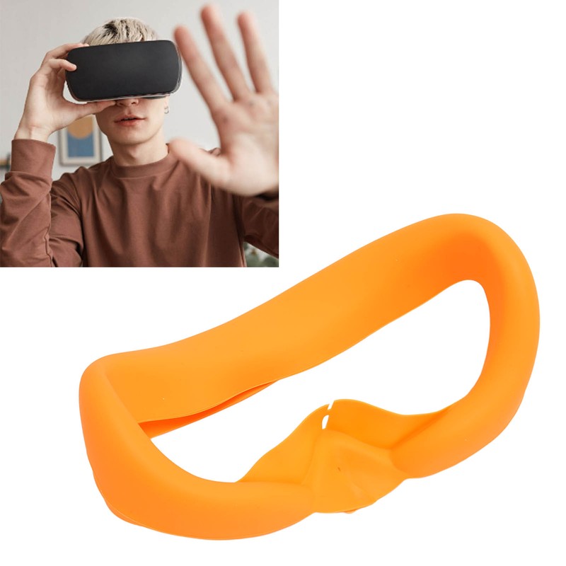 VR Silicone Face Cover Waterproof Washable Soft VR Face Pad