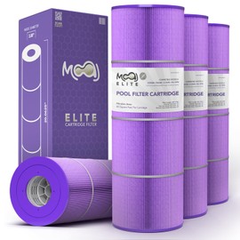 MOAJ Elite Pool Filter 4-Pack Replaces Pentair CCP320, Clean and Clear Plus 320, R173573, 160340, PCC80, PCC80-PAK4, Filbur FC-1976, Unicel C-7470, Crystal Water 325 | 20 1/16" x 7" | Asepsis-Infused