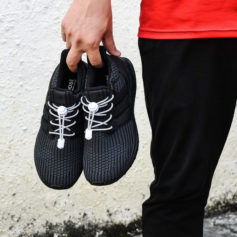 AISHITE No Tie Shoelaces, Lace Lock, Elastic One-Touch Elastic Shoelaces,