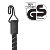 Master Lock 3229EURDAT Flat Bungee with Reverse Hooks, Reflective, 80