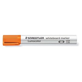 Staedtler Lumocolor Whiteboard Marker 351 B-4 Chisel Tip - Orange (Pack of 10)