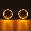 Unbranded Pair 7" inch Round LED Headlight DOT High-Low Beam