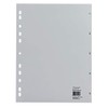 Soennecken Index 1576 DIN A4 1-5 Full Height Polypropylene Grey