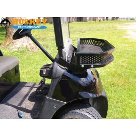 Huskey Heavy Duty Golf Cart Front Clay Basket Cargo Rack for EZGO RXV 2008+, 2023 Valor