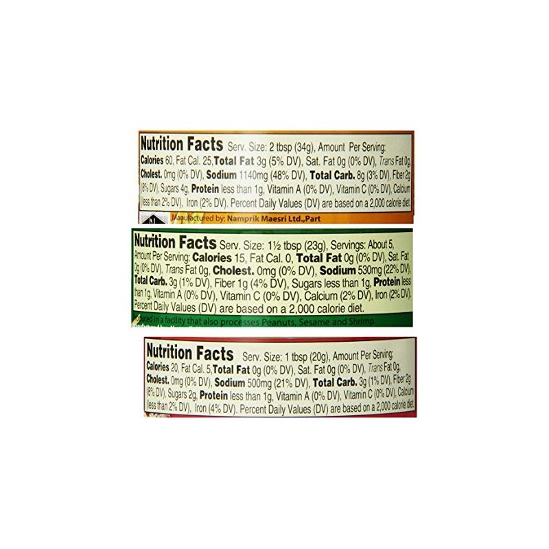 6 Can (4oz. Each) of Thai Green Red Yellow Curry