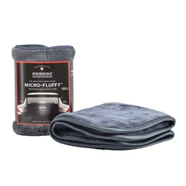 SWISSVAX 1091112 Micro-Flausch Wax Cloth, Anthracite / Red