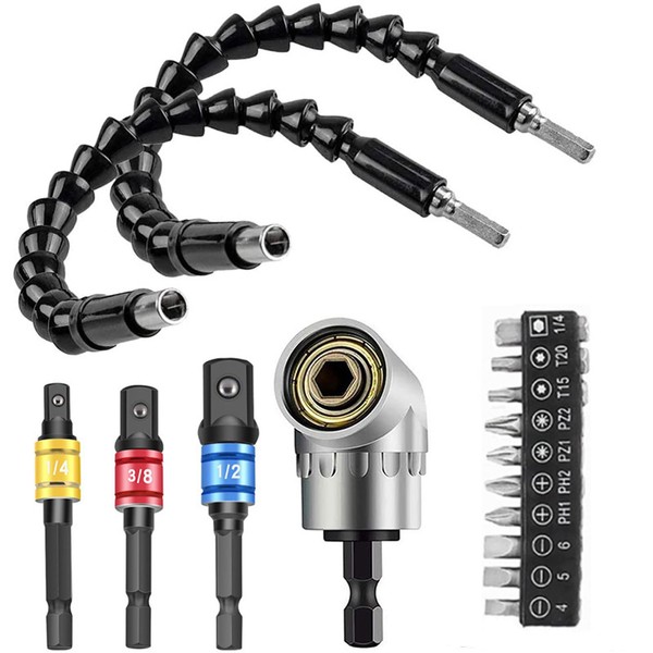 SZSL Flexible Shaft Electric Hex Screwdriver Drill Connection Tool Screw