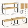 NEX Kitchen Cabinet and Counter Shelf Organizer, Stackable & Expandable,